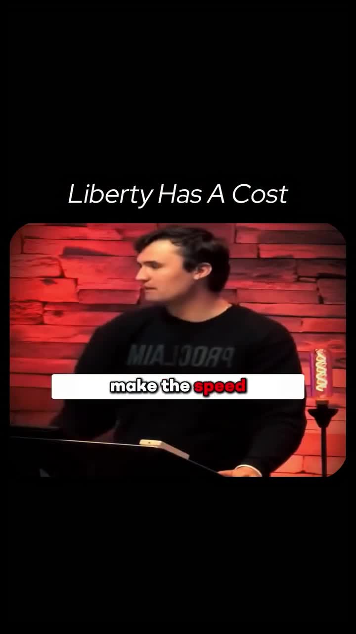 Liberty has a cost